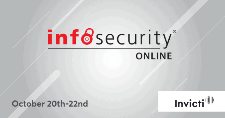 Netsparker Will Be Exhibiting at Infosecurity Online