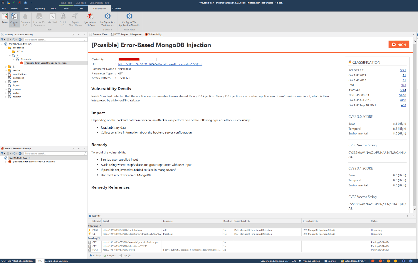 How to scan for MongoDB injection vulnerabilities – and how to fix them ...