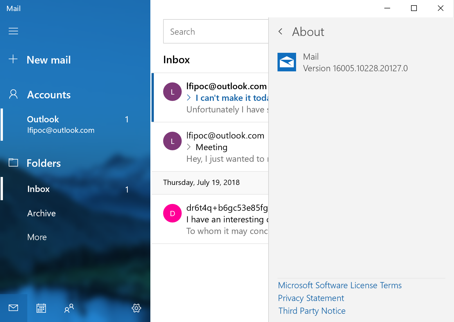 Microsoft Mail