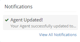 Agent Updated Notification