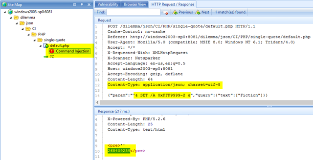 JSON-Injection